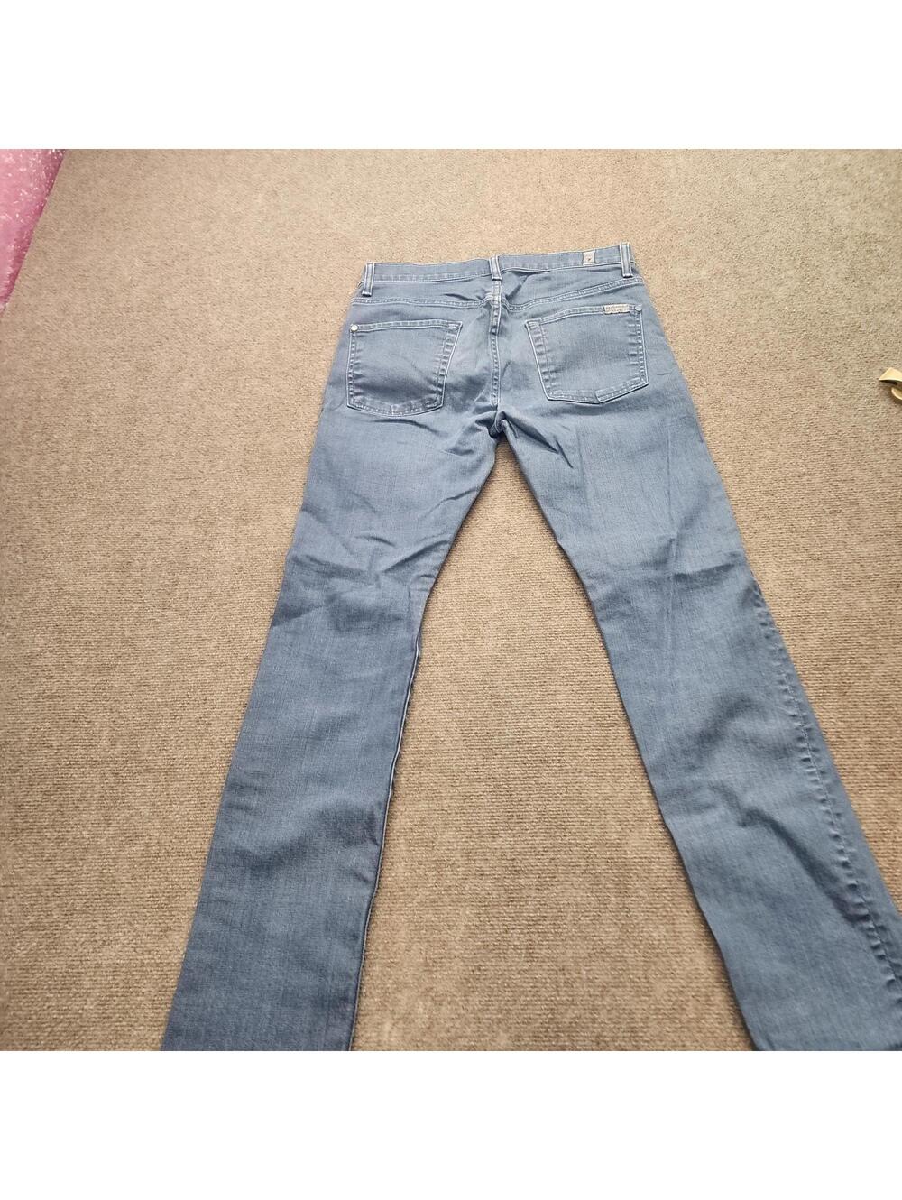EUC 7 For All Mankind Paxtyn Men’s Gray Slim Skinny Jeans Size 29 - Picture 4 of 7